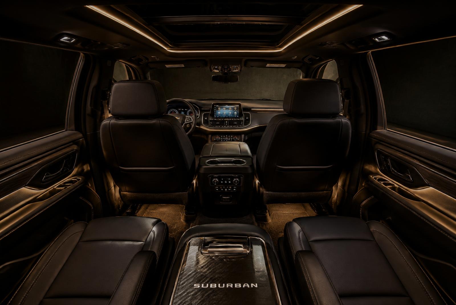 Chevrolet Suburban luxury leather interior